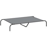 vidaXL Povišeni krevet za pse sivi 130x80x20 cm Oxford tkanina i čelik | shoptok.hr
