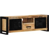 vidaXL TV omarica 100x30x35 cm Masivni neobdelan les Mango Cene