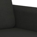  2-dijelni set sofa s jastucima crni od tkanine | shoptok.hr