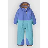 Snow Pile One-Piece Baby Kids Overall diver blue