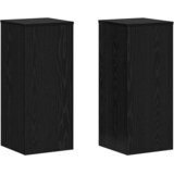  Stalak za biljke 2 pcs Crni hrast 30 x 30 x 70 cm | shoptok.hr