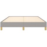  Okvir za krevet bez madraca svjetlosivi 140 x 190 cm od tkanine | shoptok.hr