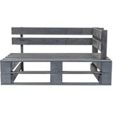  Vrtna sofa od paleta od borovine s crvenim jastucima | shoptok.hr