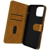AVIZAR Folio Case iPhone 14 Pro z držalom za kartico - rjav, (20616074) Cene
