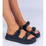 Gemre Black platform flip-flops Katelin Cijene