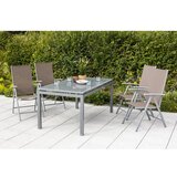 Gardenson Set Zložljivih Vrtnih Stolov Amalfi, 2 Kos, Rjavosiva Cene