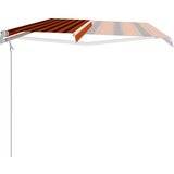 Tenda na automatsko uvlačenje 400 x 300 cm narančasto-smeđa | shoptok.hr