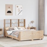 vidaXL Knjižna postelja brez vzmetnice 120x200 cm trden les | Shoptok.si