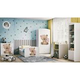 HAPPYKIDS OTROKA POSTELJA DREAMY MEDVEDKA (VE BARV IN DIMENZIJ)-Bela-80x160 | Shoptok.si