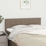  Posteljno vzglavje 2 kosa taupe 72x5x78/88 cm blago, (20933671) Cene