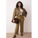 Trendyol Ženske pantalone Tbbss22Pl0301, Kaki | Eponuda.com