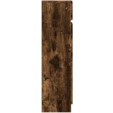 vidaXL omarica za čevlje dimljeni hrast 100,5x28x100 cm inženirski les | Shoptok.si