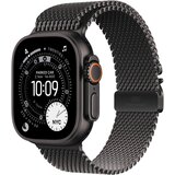 Apple watch ultra 3 GPS + Cellular 49mm Black titanium case with black titanium milanese loop - large, (5000011500) Cene