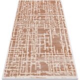 RugsX Preproge Preproga AKRIL VALS 3236 Abstrakcija baker / 70x140 cm Rdeča | Shoptok.si