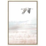  Slika - Crane\'s Flight (1 Part) Vertical 40x60 U prirodnom drvenom okviru | shoptok.hr