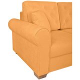 MID.YOU ZOFA S POSTELJNO FUNKCIJO, rumena tekstil | Shoptok.si