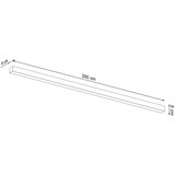  Stenska svetilka PINNE 200 siva, (21347336) | Shoptok.si