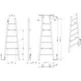  Instal Projekt - Električni sušač ESCE 170W 160x60 cm bela | Eponuda.com