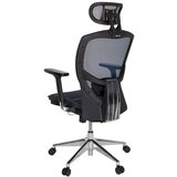 MID.YOU Vrtljiv Stol Venus One, Modra | Shoptok.si