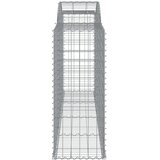  Lučne gabionske košare 15kom 300x50x120/140cm pocinčano željezo | shoptok.hr