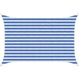  Jedrilica za sunčevu sjenu Plava i bijela 2 x 3,5 m HDPE | shoptok.hr