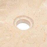  Umivaonik 45 x 30 x 12 cm mramorni visoki sjaj krem | shoptok.hr
