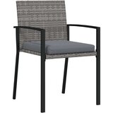  3-dijelni set za vrtno blagovanje siva poli ratan | shoptok.hr