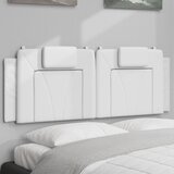 vidaXL Vzglavna stranica bela 140 cm umetno usnje | Shoptok.si