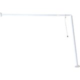 Tendance Držač za zavjesu za kadu sa stropnim kabelom, 94x80 cm, Bijela Cijene