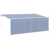  Povlačivi tende Plava i bijela 400 x 200 cm | shoptok.hr