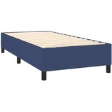  s oprugama i madracem plavi 90 x 190 cm od tkanine | shoptok.hr