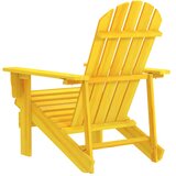  Vrtna stolica Adirondack od masivne jelovine žuta | shoptok.hr