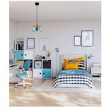 Gtv Svijetlo plava stojeća svjetiljka s metalnim sjenilom (visina 133,5 cm) Mouse – | shoptok.hr