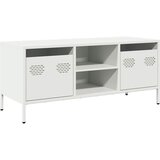 Maison Chic TV omarica - TV stojalo - Televizijska omarica bela 101,5x39x43,5 cm hladno valjano jeklo, (21699034) Cene