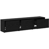 TV ormar Crni hrast 165 x 34 x 40 cm Konstruirano drvo | shoptok.hr