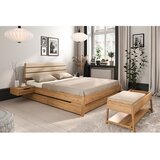 The Beds Bračni krevet od punog hrasta 200x200 cm u prirodnoj boji Twig – | shoptok.hr