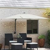  Vrtni suncobran S LED lampica Pijesak 248,5 x 247,5 x 160 cm | Eponuda.ba