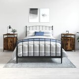 vidaXL Nočna omarica 2 kosa dimljeni hrast 40x42x60 cm inženirski les Cene