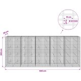  Gabion s žicom debljine 3,5 mm i mrežom 5x10 cm 500x20x200 cm | shoptok.hr