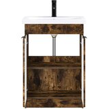  Set namještaja za kupaonicu Dimljeni hrast 56 x 37,5 x 81 cm | Shoptok.si