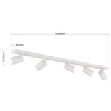 Orion Stropno reflektorsko svetlo SEAN 5xGU10/13W/230V belo | Eponuda.com