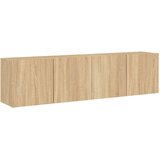  Zidni TV ormarići 2 kom boja hrasta sonome 80x30x41 cm | shoptok.hr