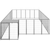  Kavez za pse crni 22,99 m² čelični | shoptok.hr