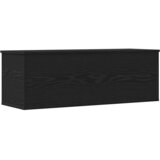  Kutija za spremanje s pohranom Crni hrast 102 x 35 x 35 cm | shoptok.hr