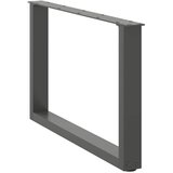  Noge za klub stolić U-oblik 2 kom antracit 70 x (42-43) cm čelik | shoptok.hr