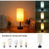  Brilagi - Stona lampa sa USB portom TABLON 1xE27/25W/230V crna/krem | Eponuda.com
