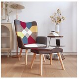 Stolica za opuštanje s osloncem za noge patchwork od tkanine | shoptok.hr