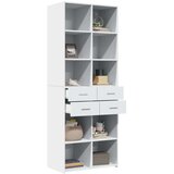 vidaXL Visoka komoda bijela 70 x 42,5 x 185 cm od konstruiranog drva | shoptok.hr