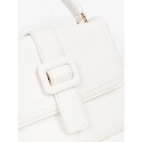 Shelvt White small handbag with gold elements | Shoptok.si