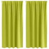  Zavjese za blackout s prstenovima 2 pcs Zelena 175 x 140 cm | shoptok.hr